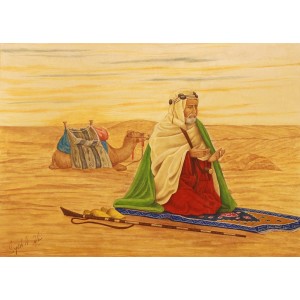 Syed A. Irfan, 10 x 13 Inch, Watercolor on Wasli, Figurative Painting, AC-SAI-018